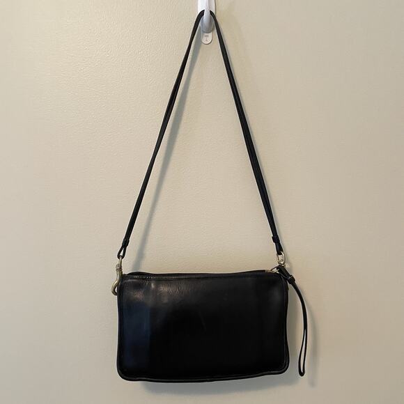 Vintage Coach Leather Basic Bag Purse - Picture 2 of 16